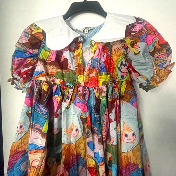 Puff sleeve mini dress - Picture 2 of 4